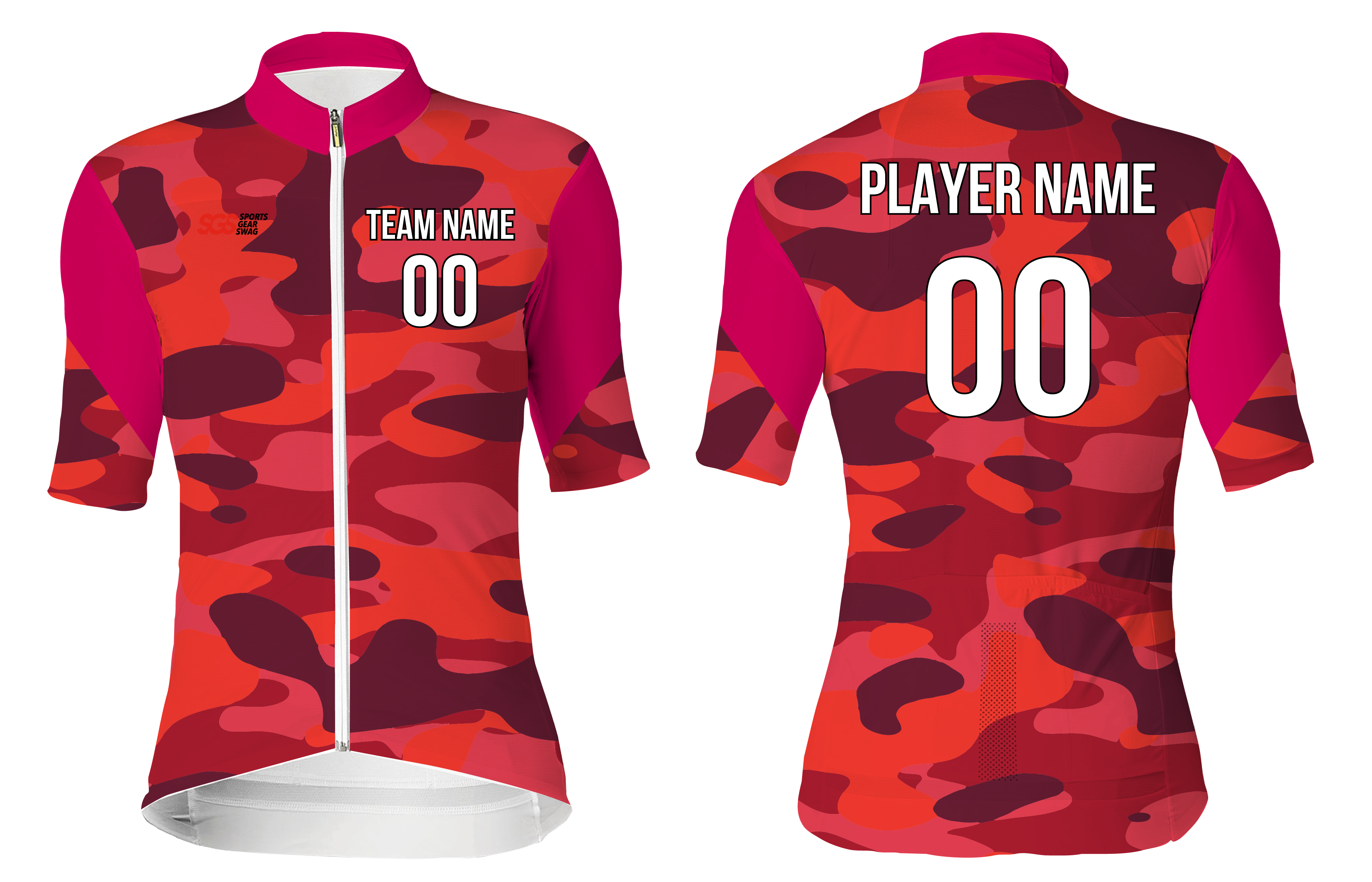 Custom cycling short sleeve adult youth unisex urban jungle - Jersey