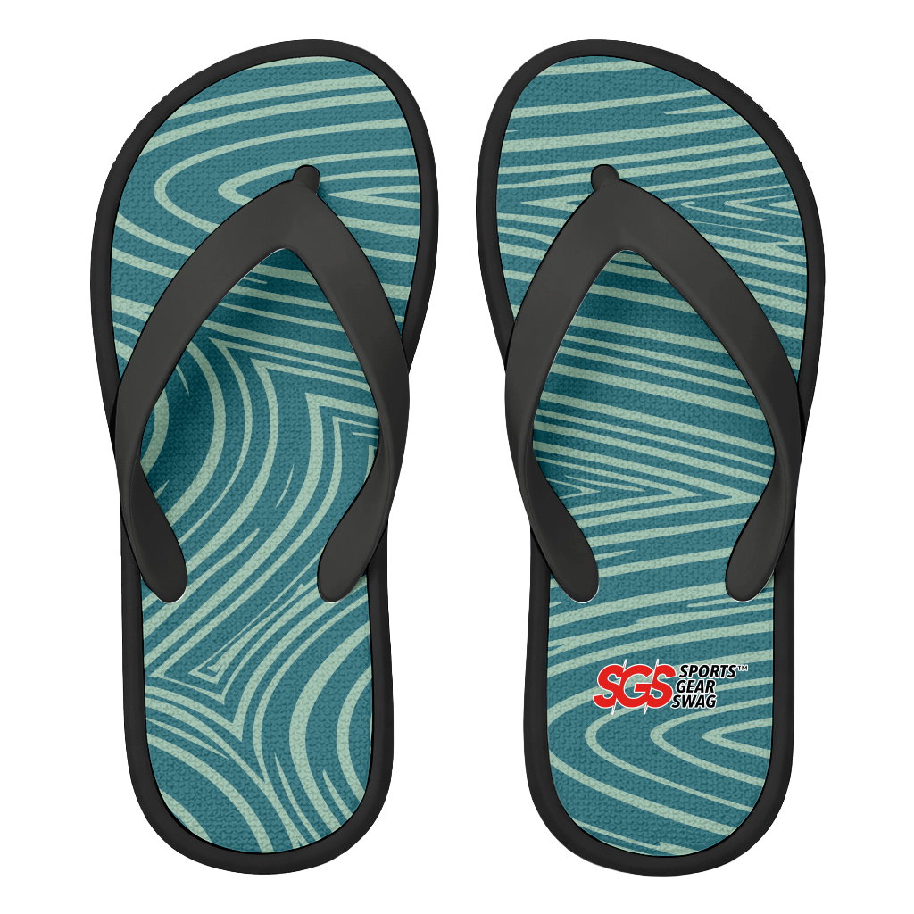 Custom flip flops black sandly - Flip-flops