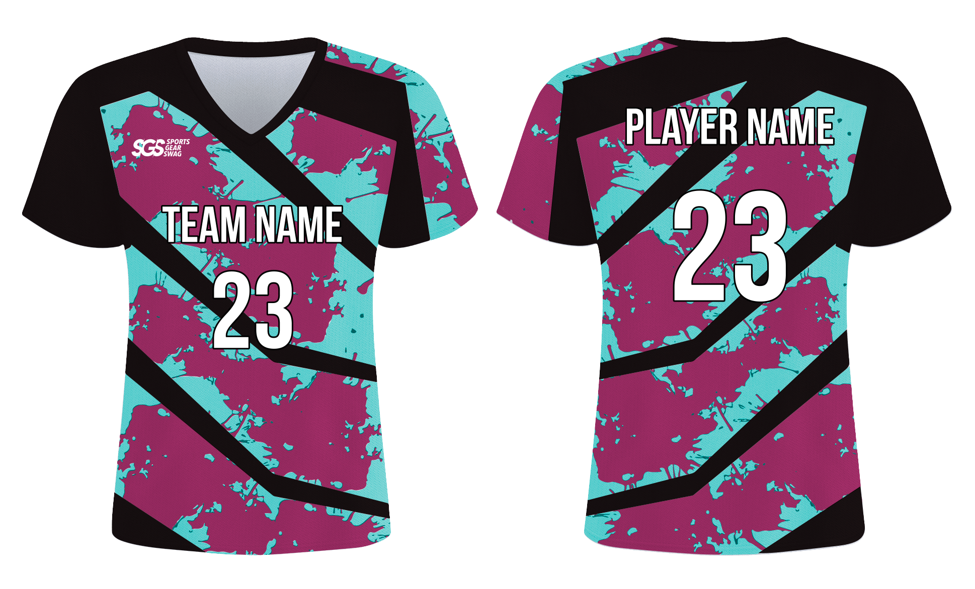 Custom colorful abstract adult youth soccer jersey - Jersey