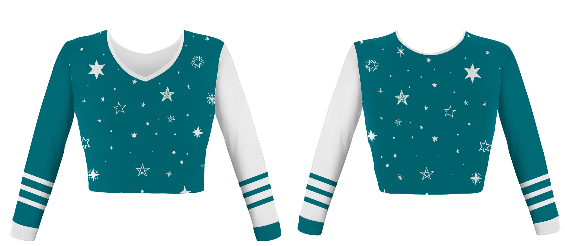 Custom splendid star adult youth unisex cheerleading long sleeve jersey - Jersey