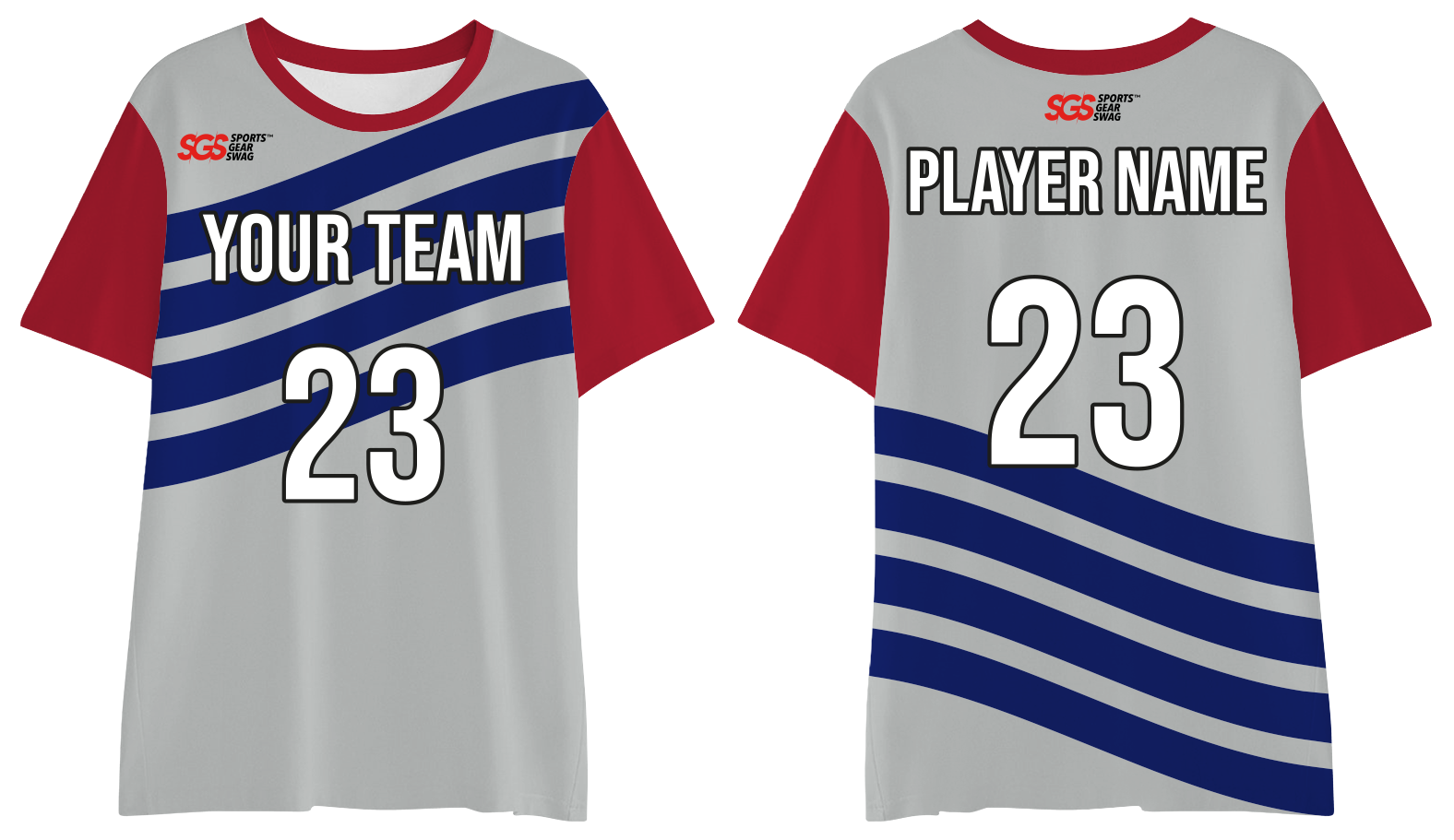 Custom moisture-wicking  waved adult youth unisex shirt - Pickleball-jerseys