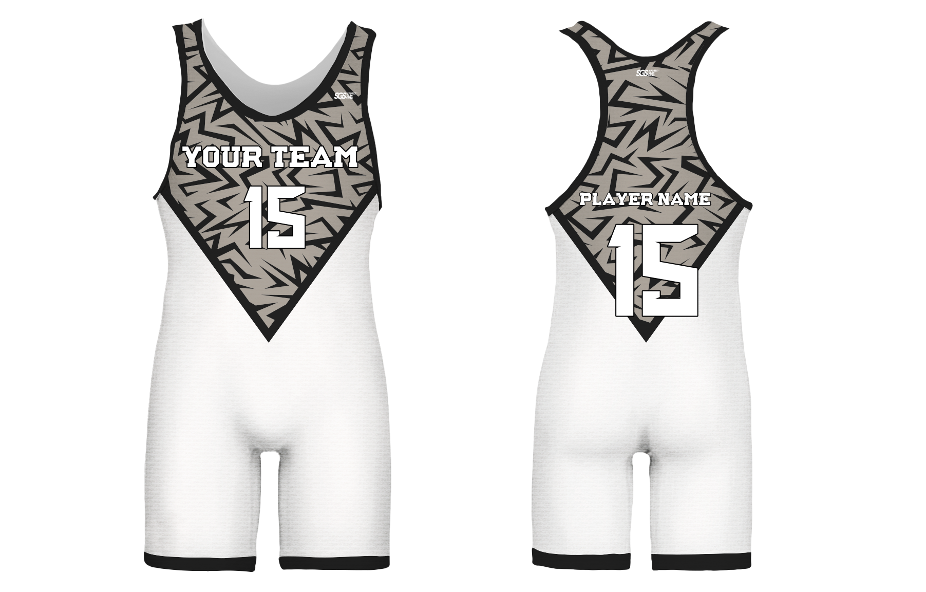 Custom zigzag design adult youth unisex wrestling singlets - Wrestling-singlets