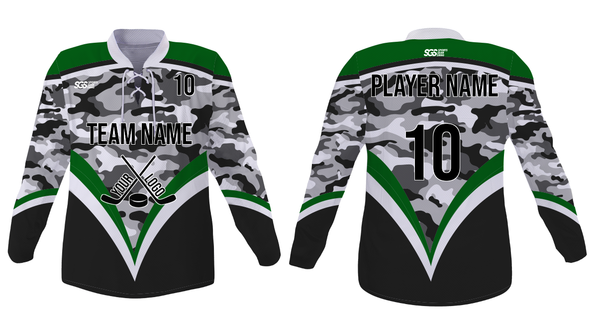 Custom  classy style youth unisex hockey jersey laces - Jersey