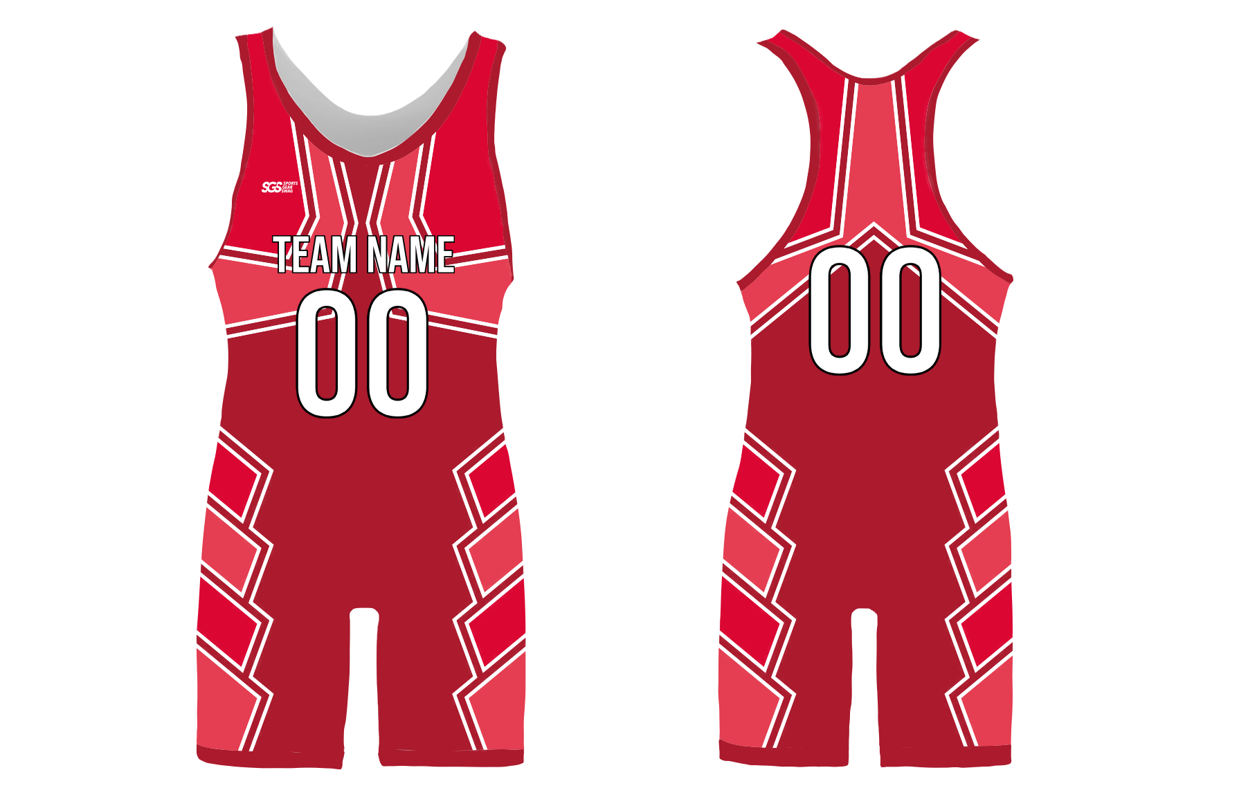 Custom side box shapes adult youth unisex powerlifting singlets - Powerlifting-singlets