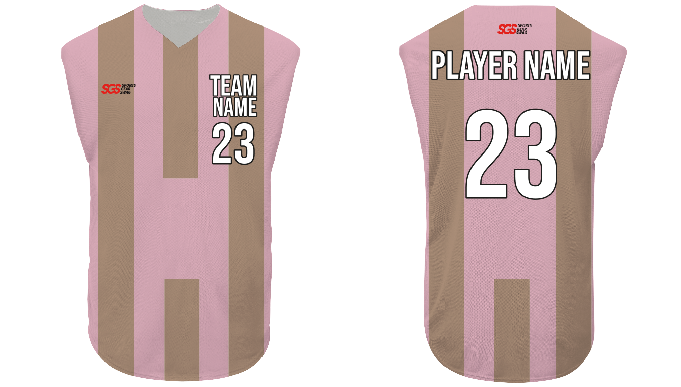 Custom vertical stripes sleeveless adult youth unisex softball jersey - Jersey