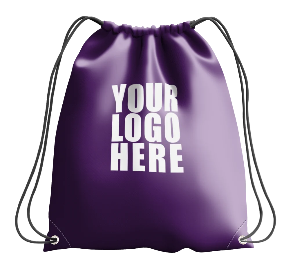 Drawstring bag blush amethyst wave - Drawstring-bag