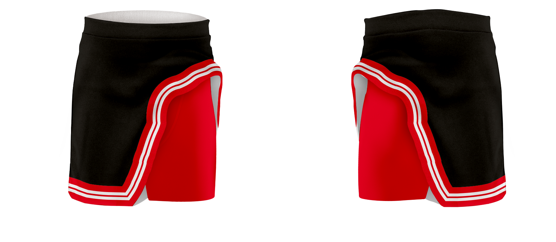 Custom  adult youth badminton tight skirt black shadow - Badminton-skirts