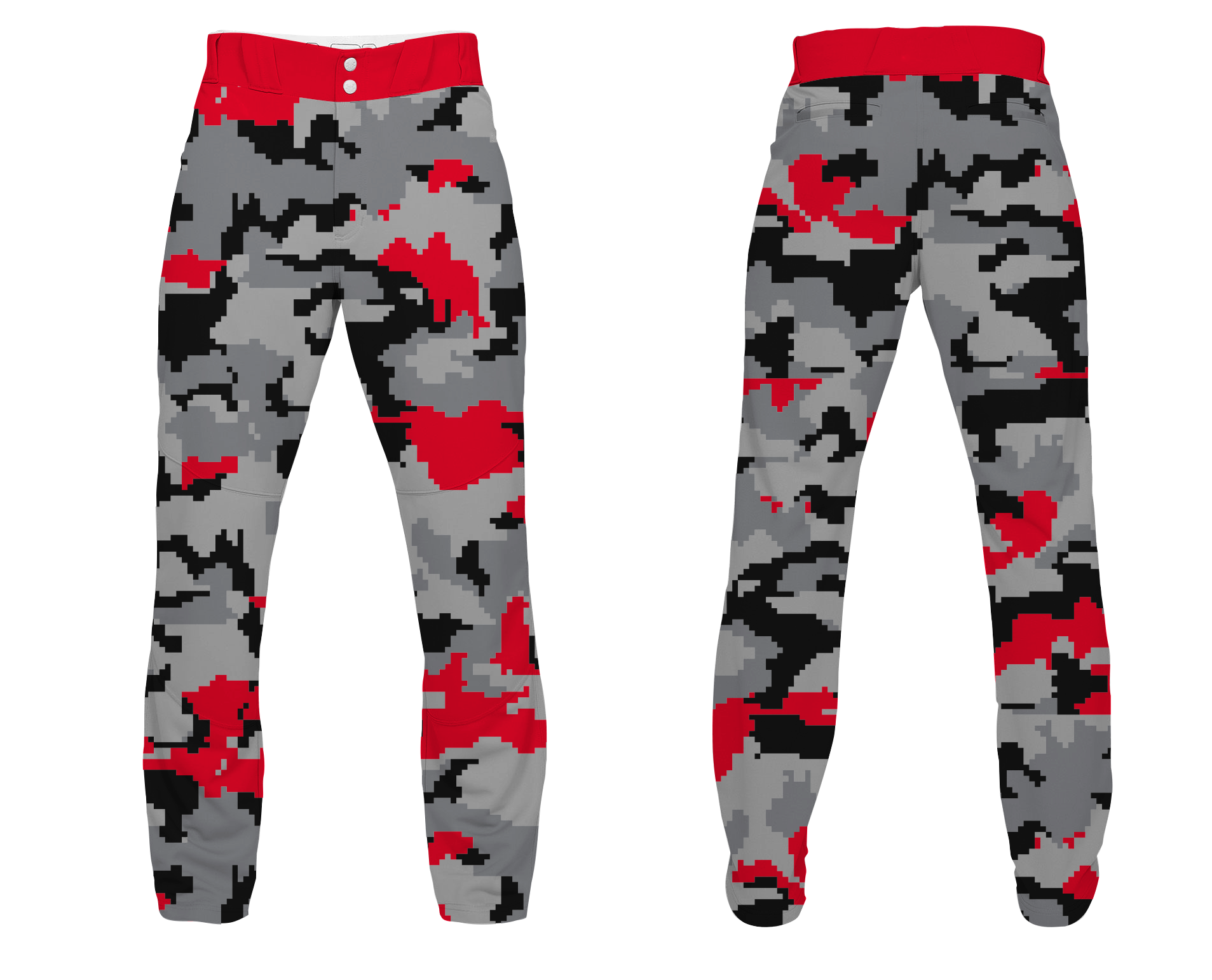 Custom sharp point camo adult youth unisex softball pants - Softball-pants