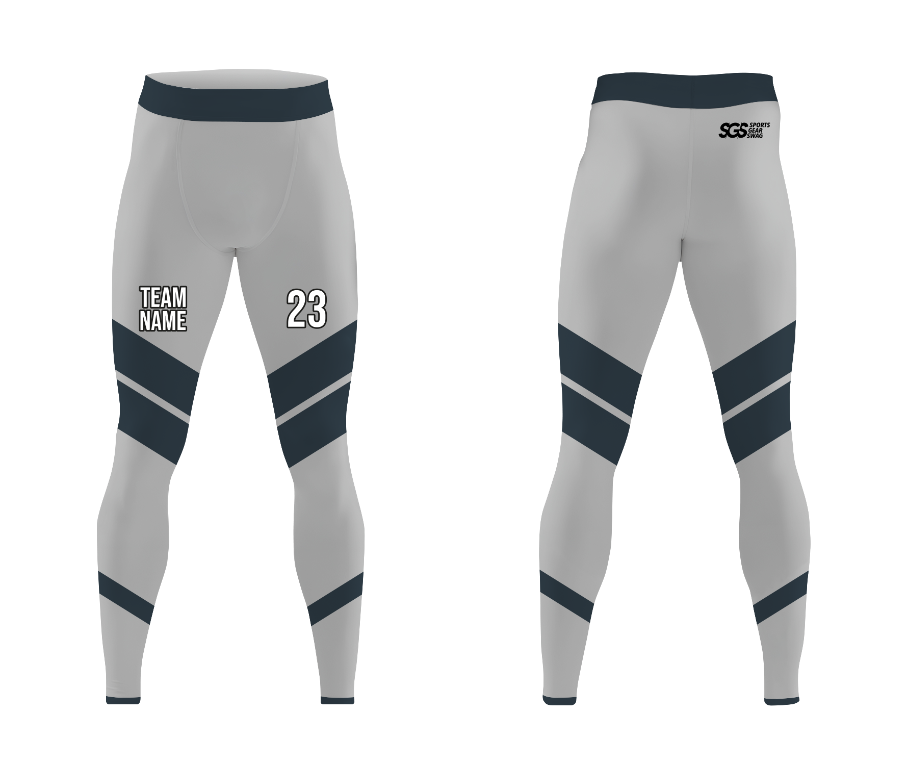Custom quality  adult youth unisex full calf compression tights - Compression-tights