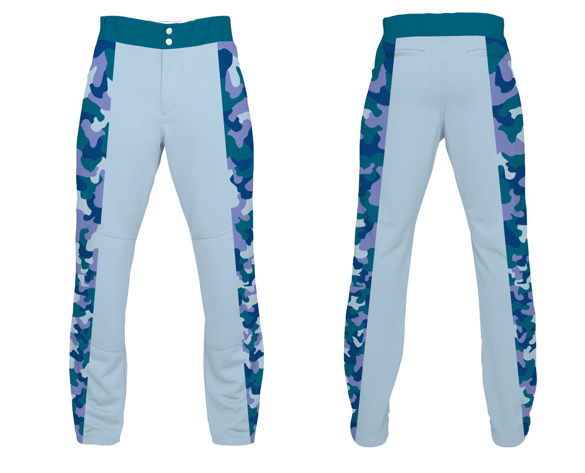 Custom chest camo adult youth unisex softball pants - Softball-pants