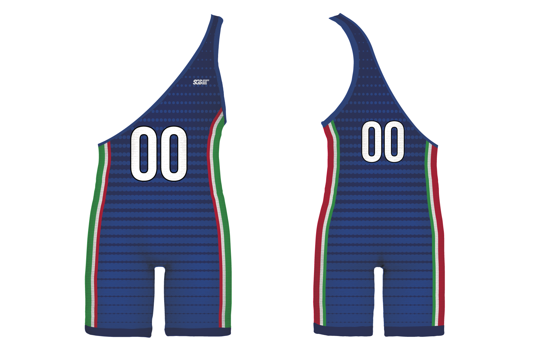Custom adult youth unisex single strap powerlifting suits italian slammer - Powerlifting-singlets
