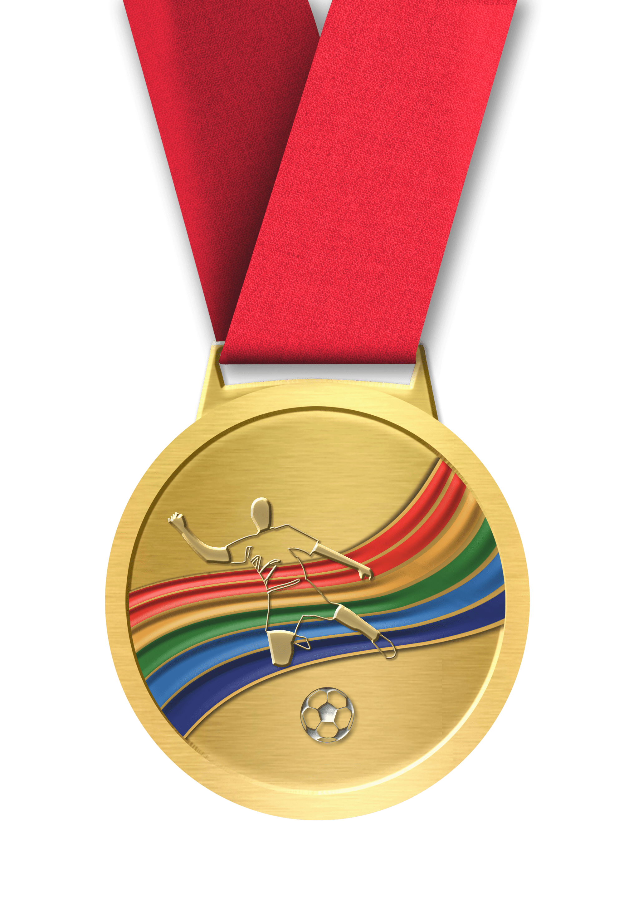 Soccer gold medal awards - Medals-awards