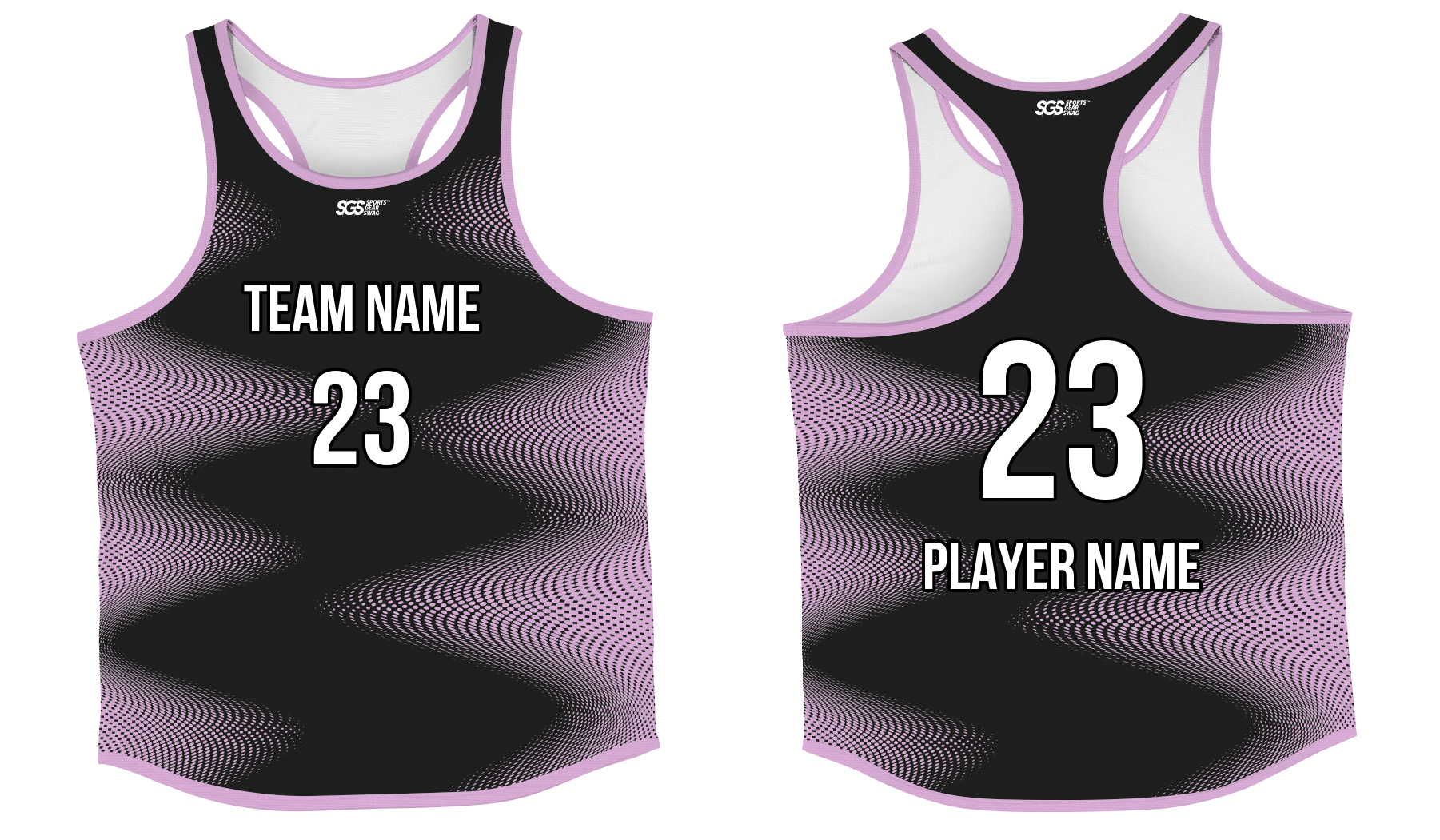 Custom track singlets adult youth unisex zigzag shadow - Track-singlets