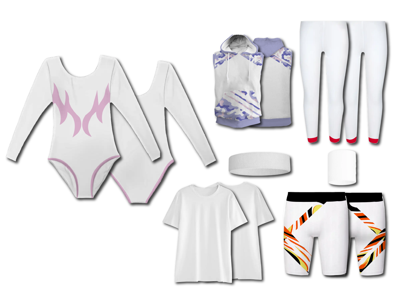 Custom long sleeve gymnastic uniform adult youth purple wings - Gymnastics-uniforms