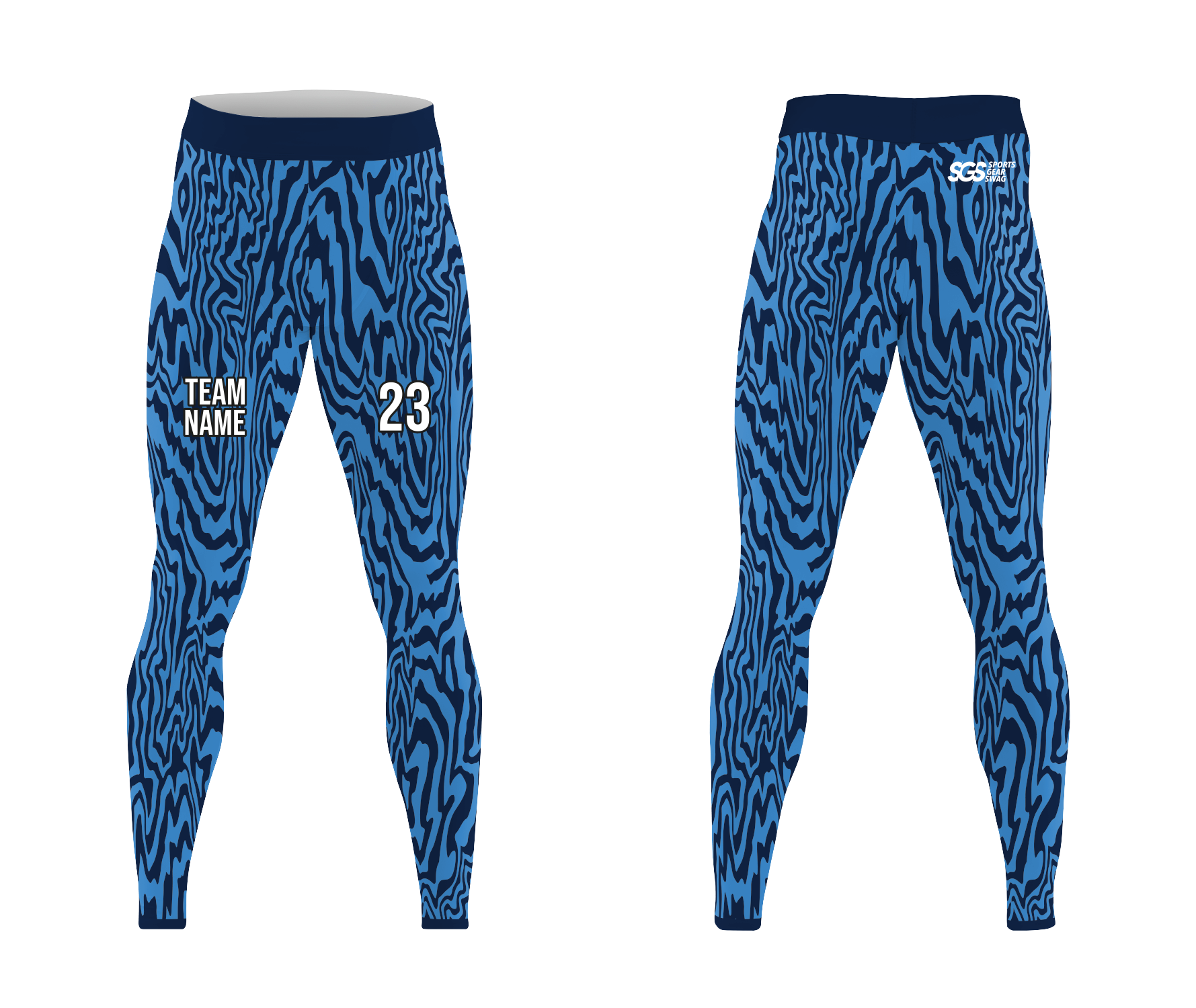 Custom elegant adult youth unisex full calf compression tights - Compression-tights