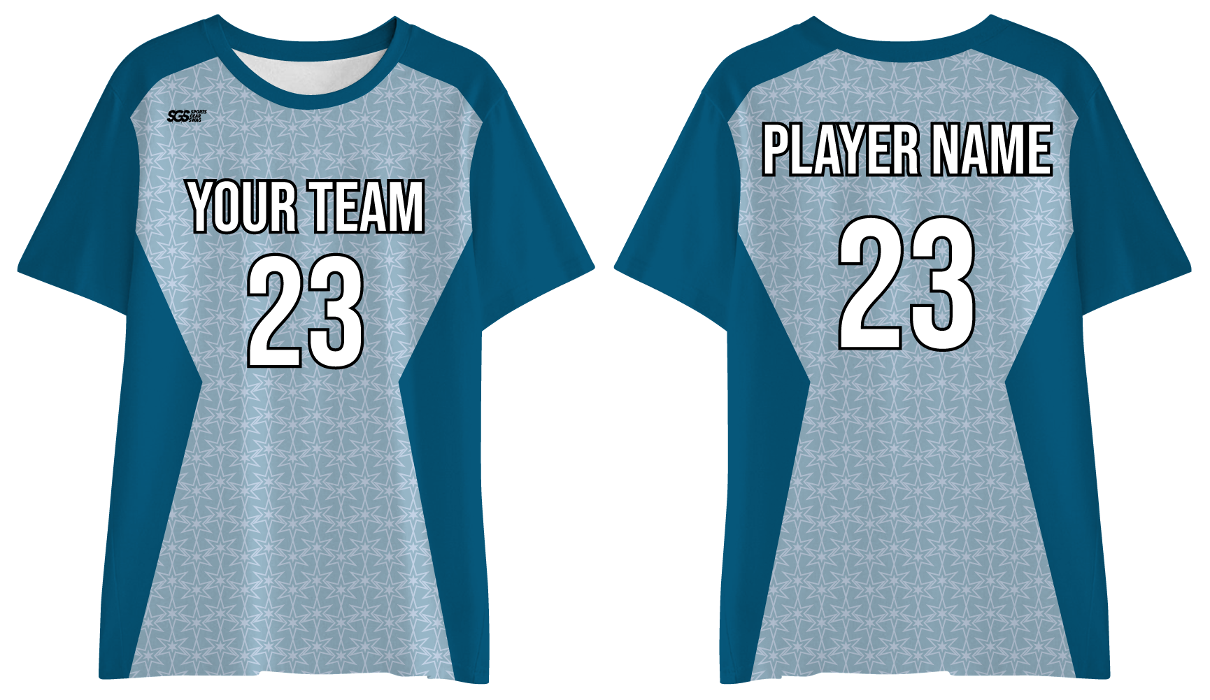 Custom pickleball shirt adult youth unisex diamond stars - Pickleball-jerseys