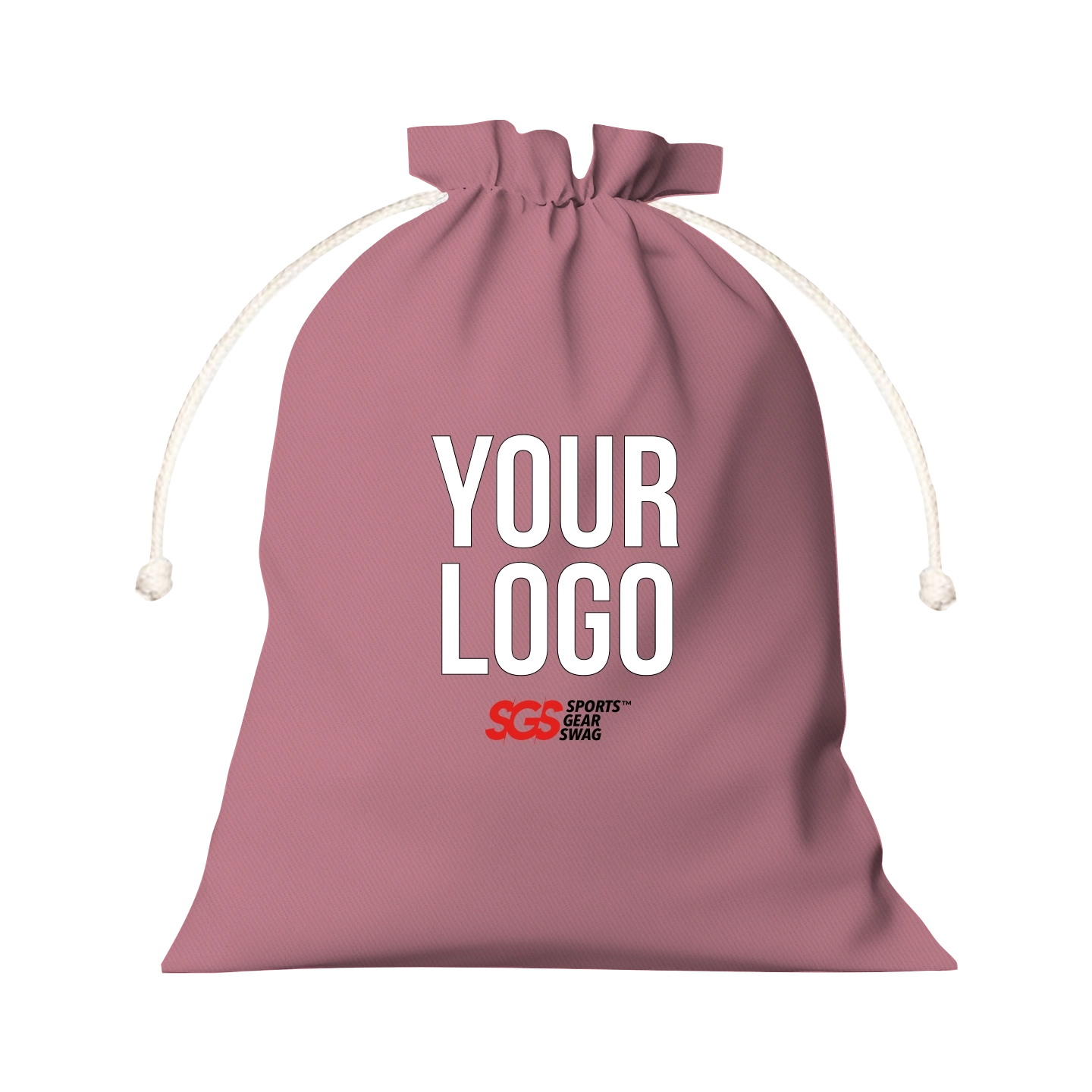 Custom drawstring tote bag rosette breeze - Drawstring-tote-bags