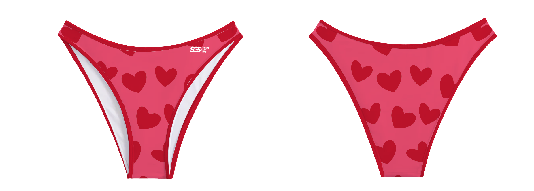 Custom two-piece bikini standard brassiere cupid’s wave - Swimming-tops