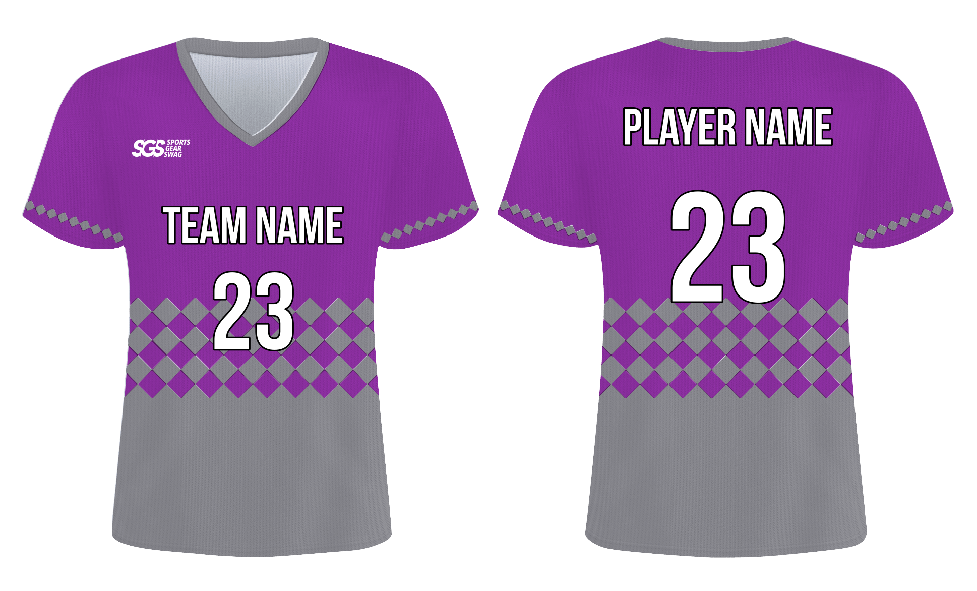 Custom triangle shapes adult youth soccer jersey - Jersey