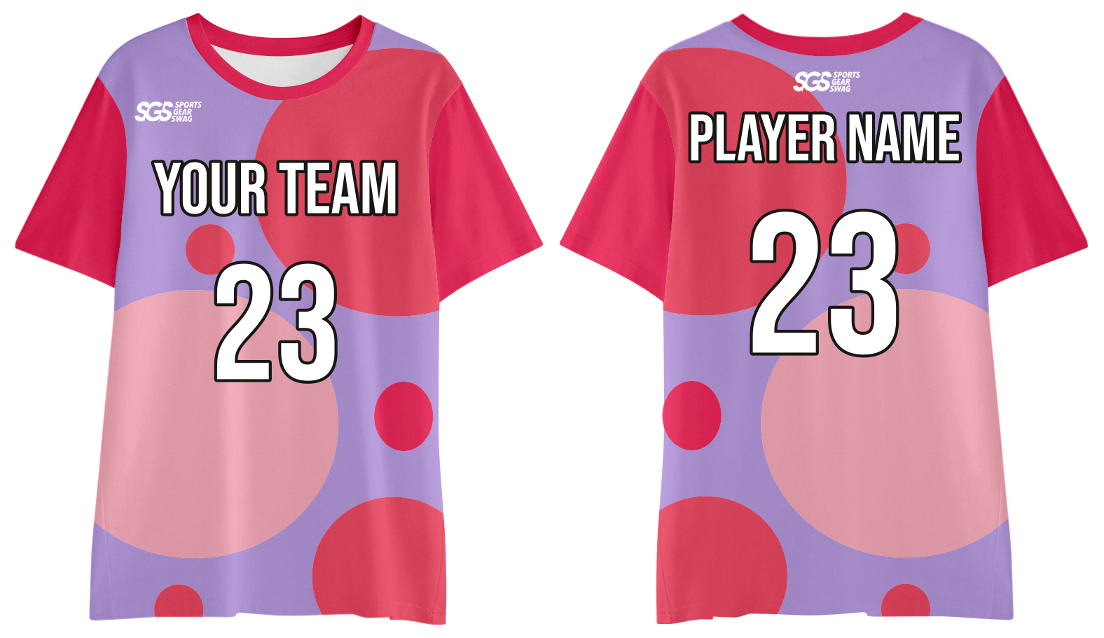 Custom moisture-wicking  dotted adult youth unisex shirt - Jersey