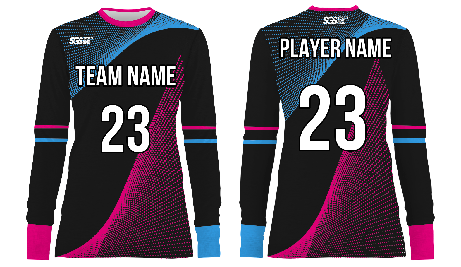 Custom multi color adult youth unisex long sleeves soccer jerseys - Jersey