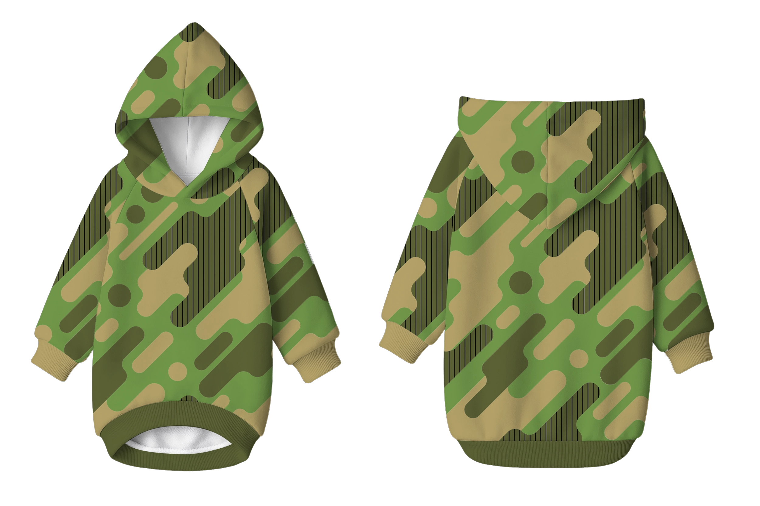 Custom pet hoodie tactical camo - Pets-hoodie