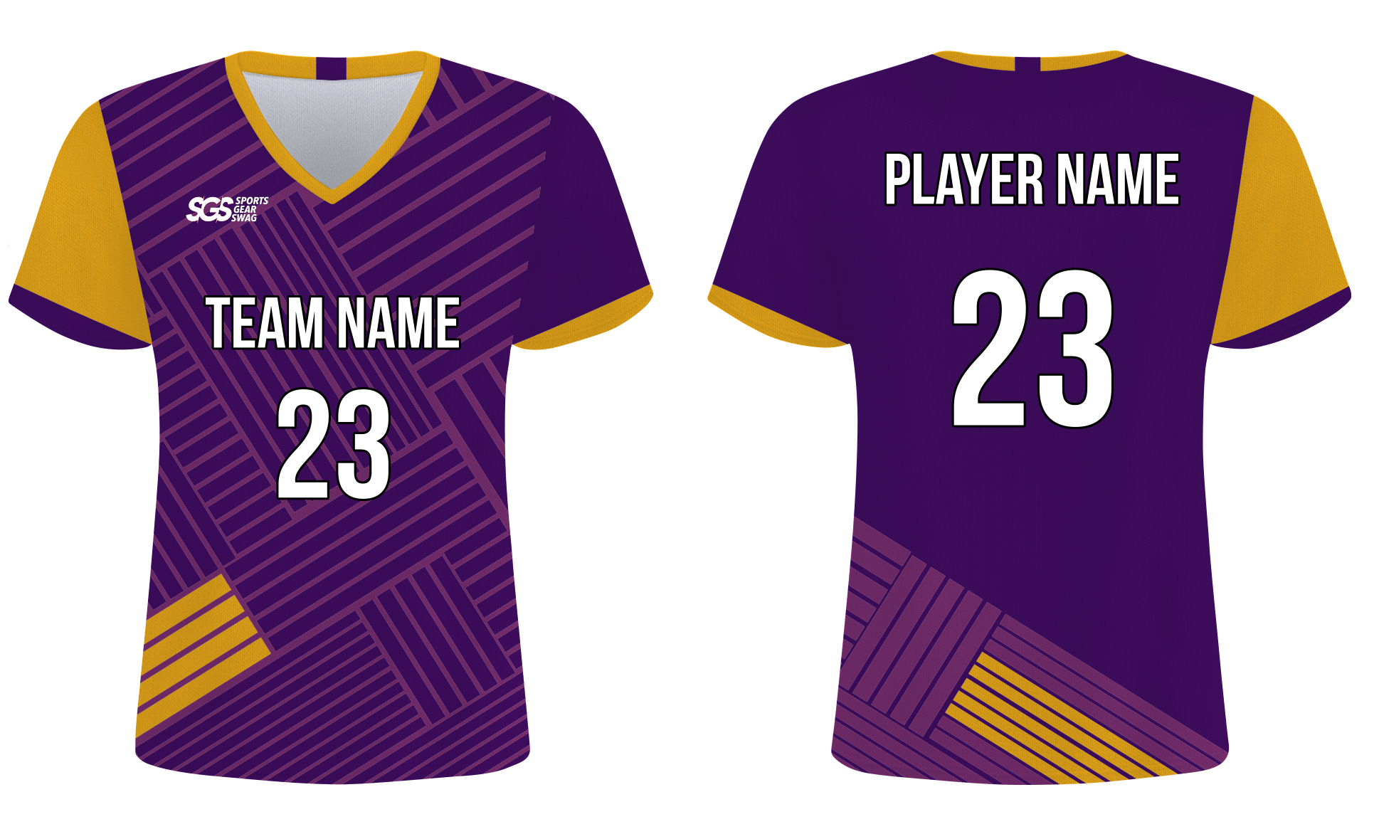 Custom geometric stripes adult youth soccer jersey - Jersey
