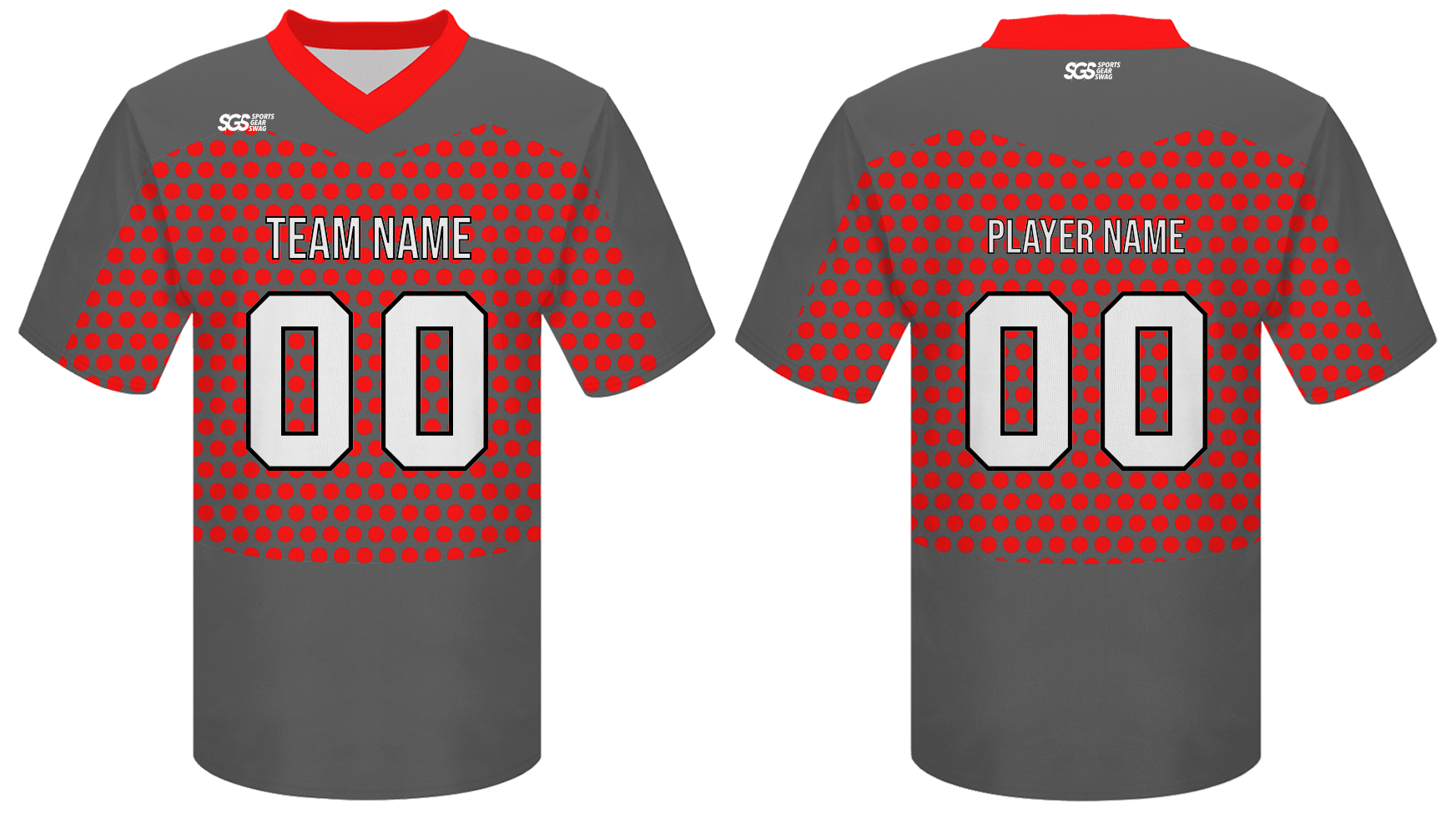 Custom Cool Shapes Adult Youth Unisex Football Jersey - JERSEY