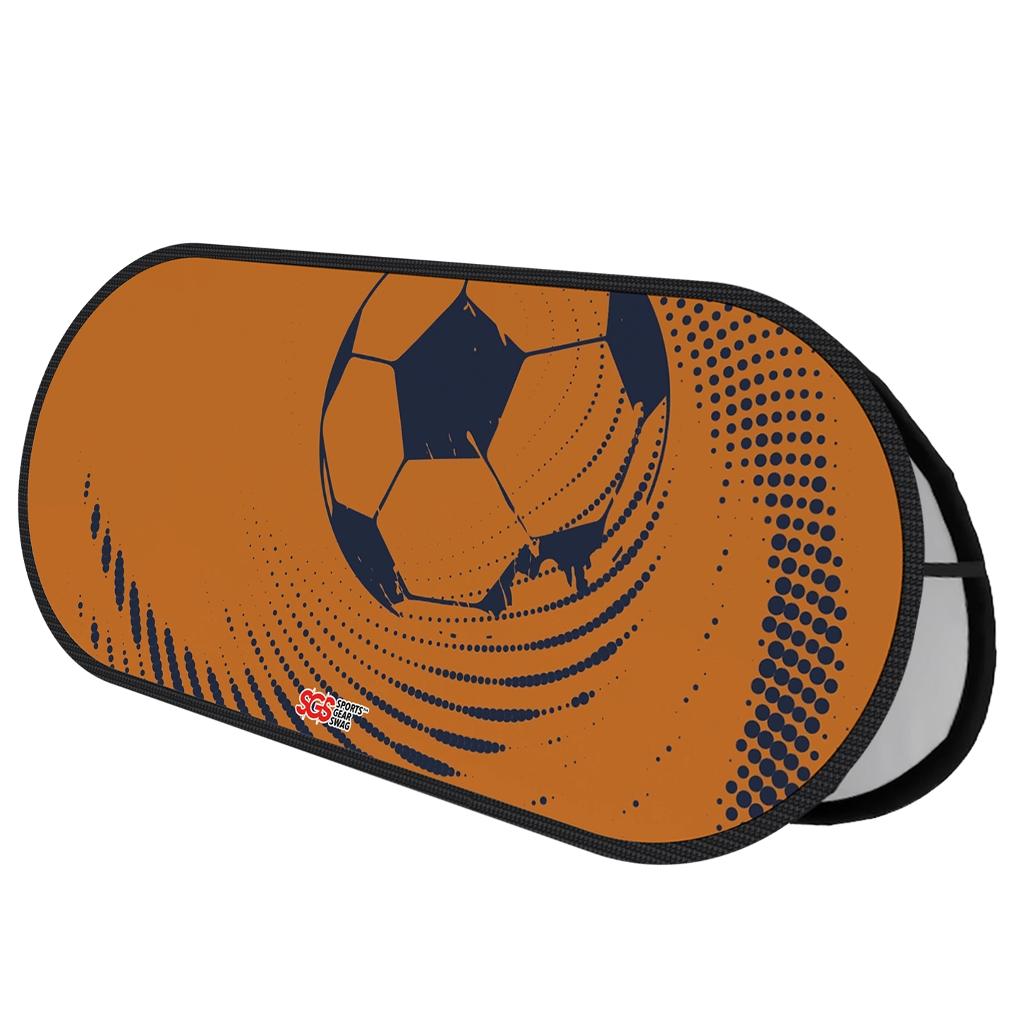 Custom popup banner soccer halftone horizontal - Popup-banners