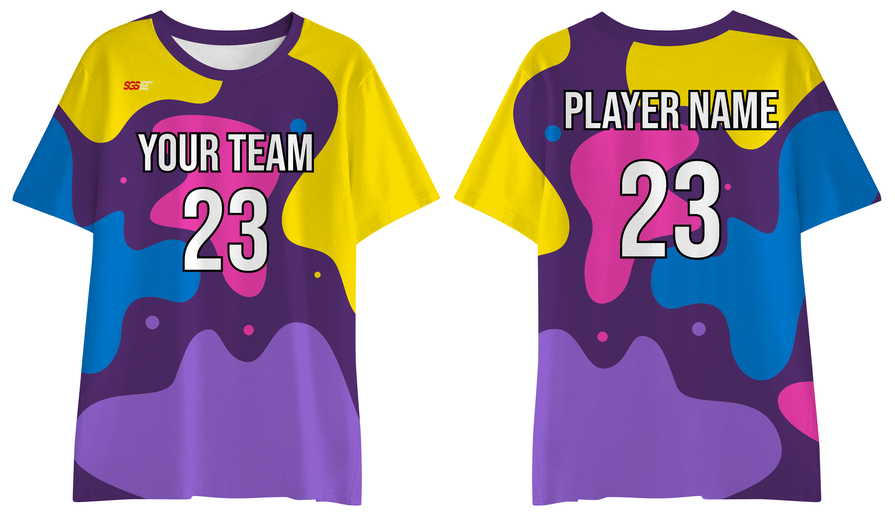 Custom cricket shirt adult youth unisex fashionable brights - Jersey