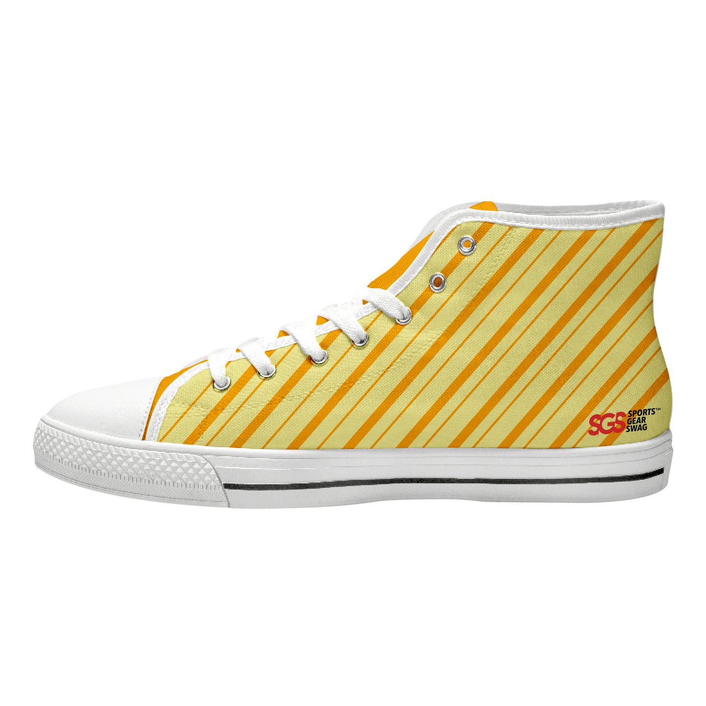Custom high top canvas shoes white athletic drive - High-top-shoes
