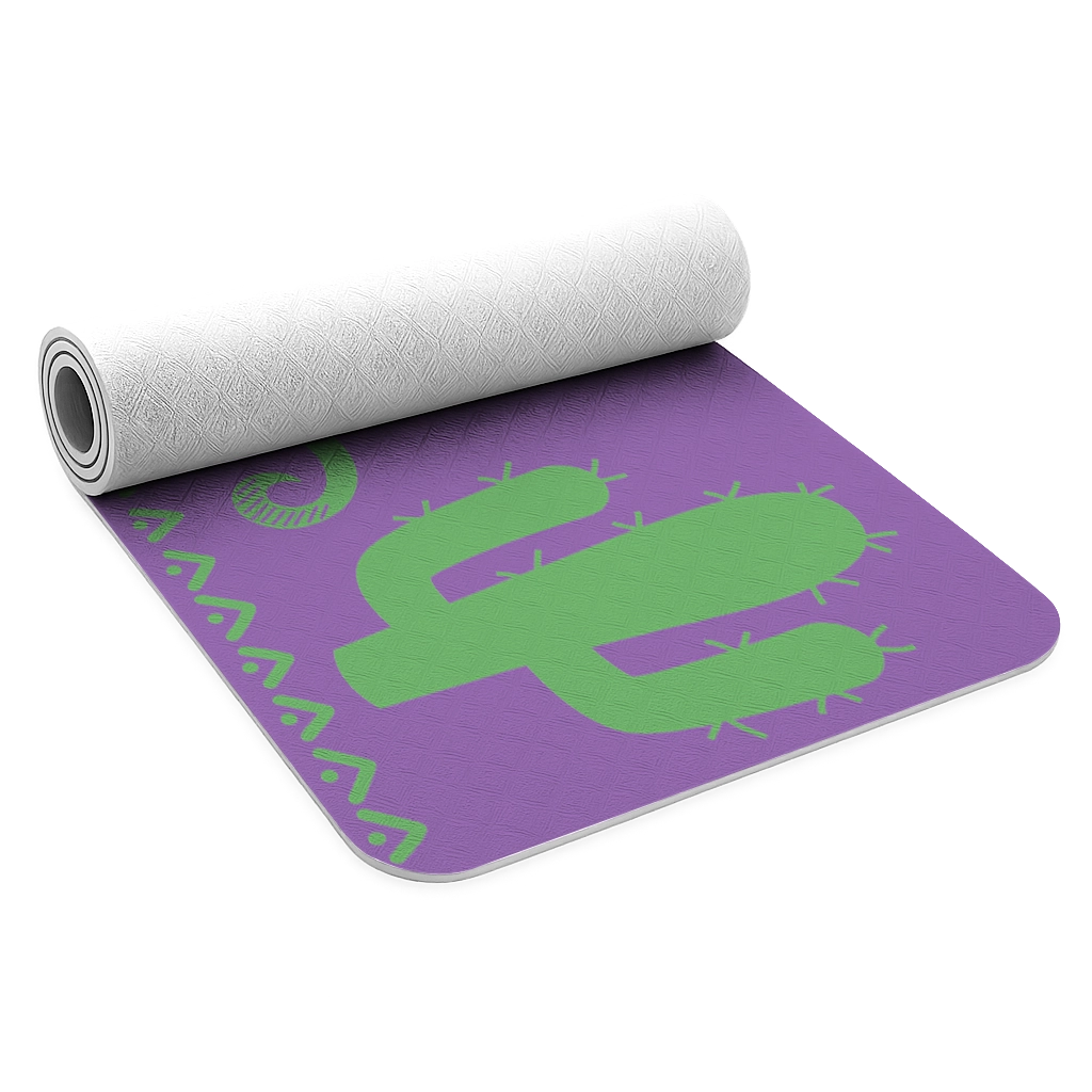Custom yoga mat leafy - Yoga-mats