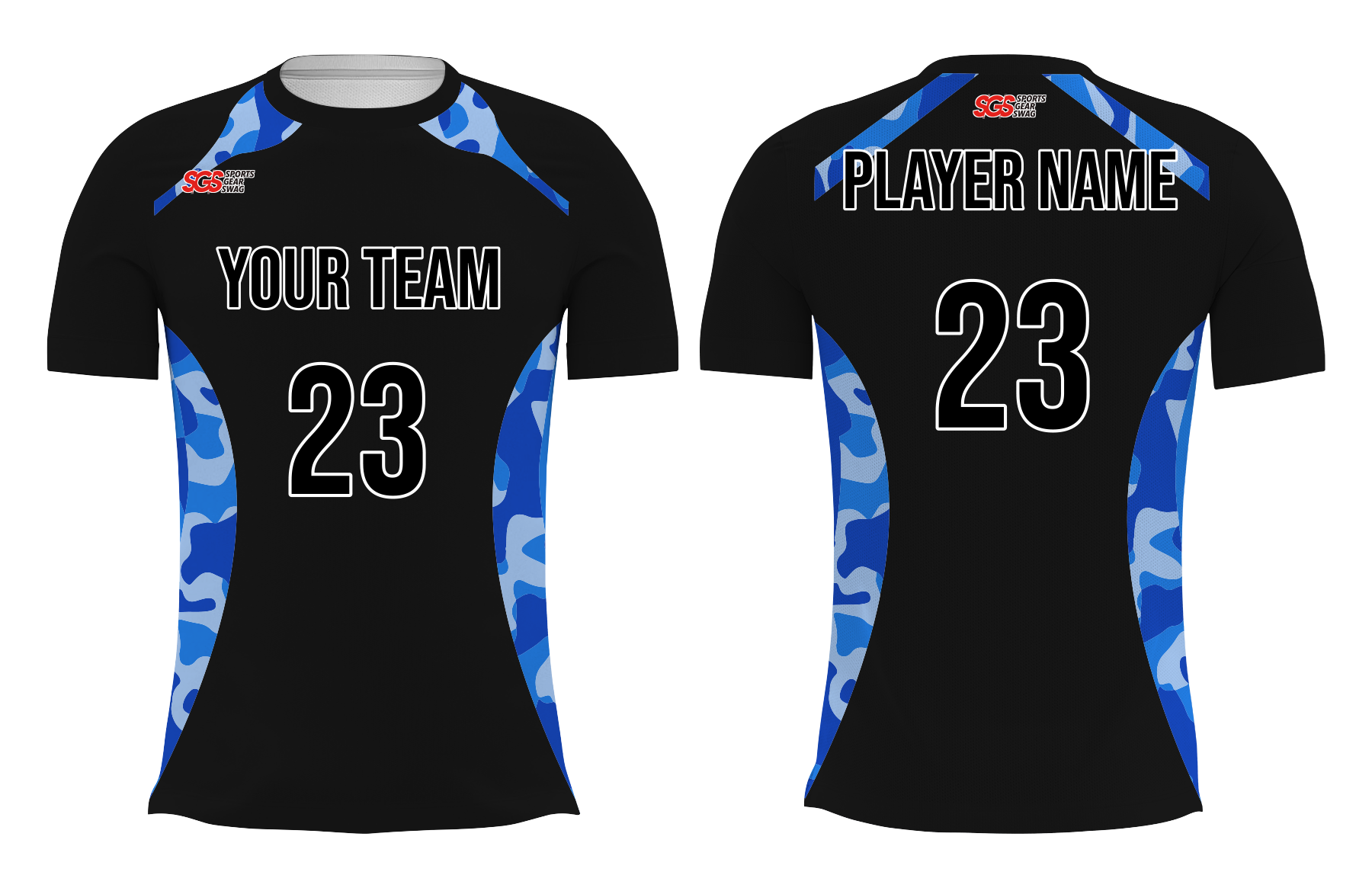 Custom black camo adult youth volleyball unisex jersey - Jersey