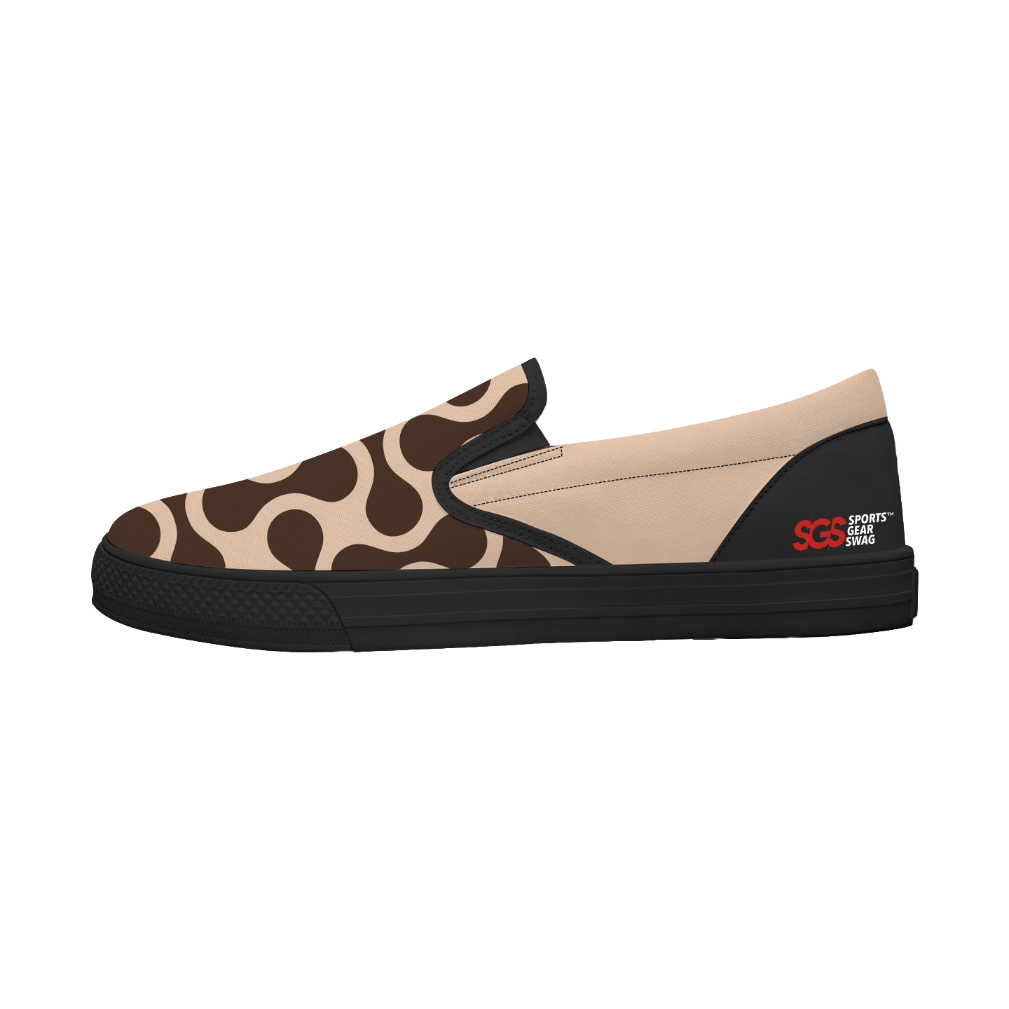 Custom slip on shoes black hex - Slip-on-shoes