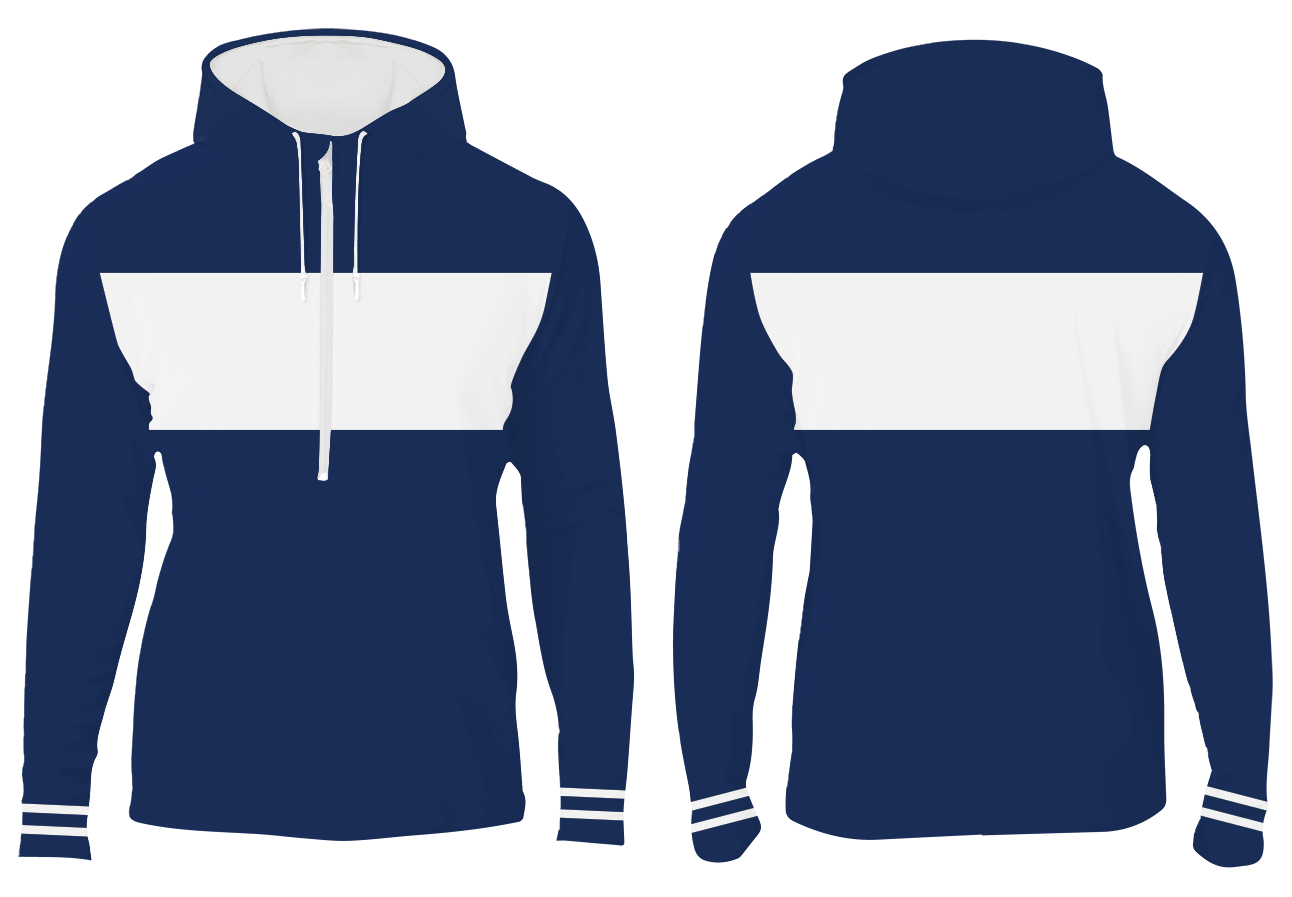 Custom half-zip center stripe adult youth unisex hoodie - Hoodie