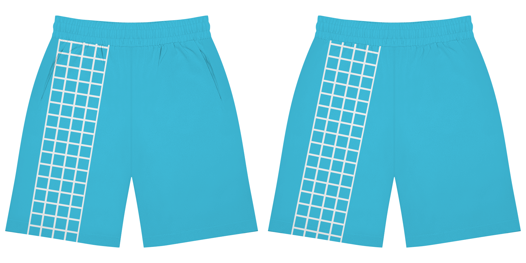 Custom training shorts adult youth unisex classic blue - Short