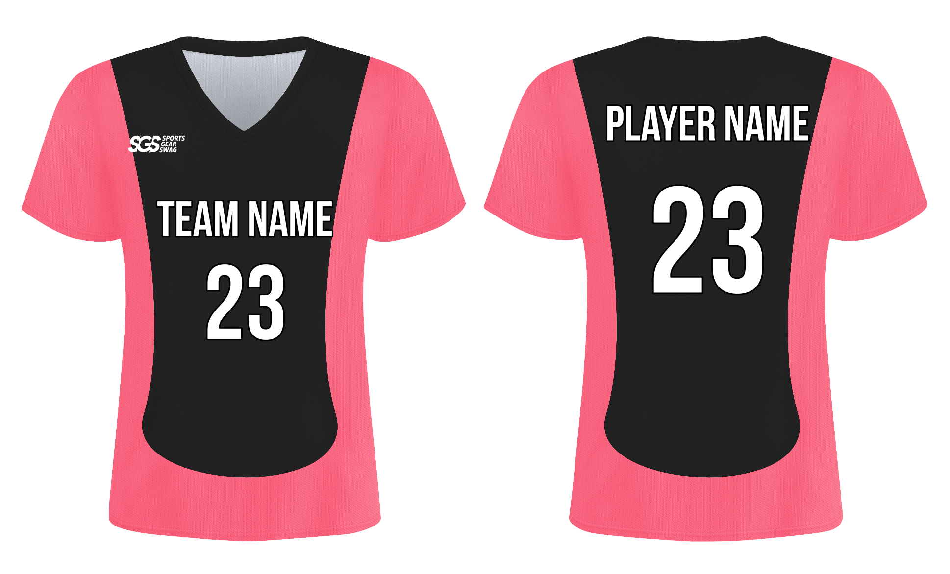 Custom black solids adult youth soccer jersey - Jersey
