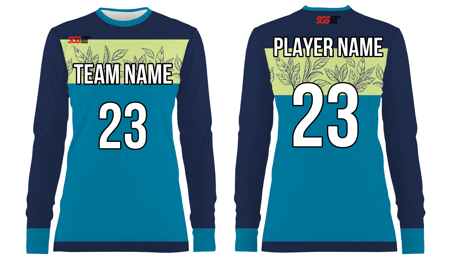 Custom nature stripe adult youth unisex long sleeves soccer jerseys - Jersey