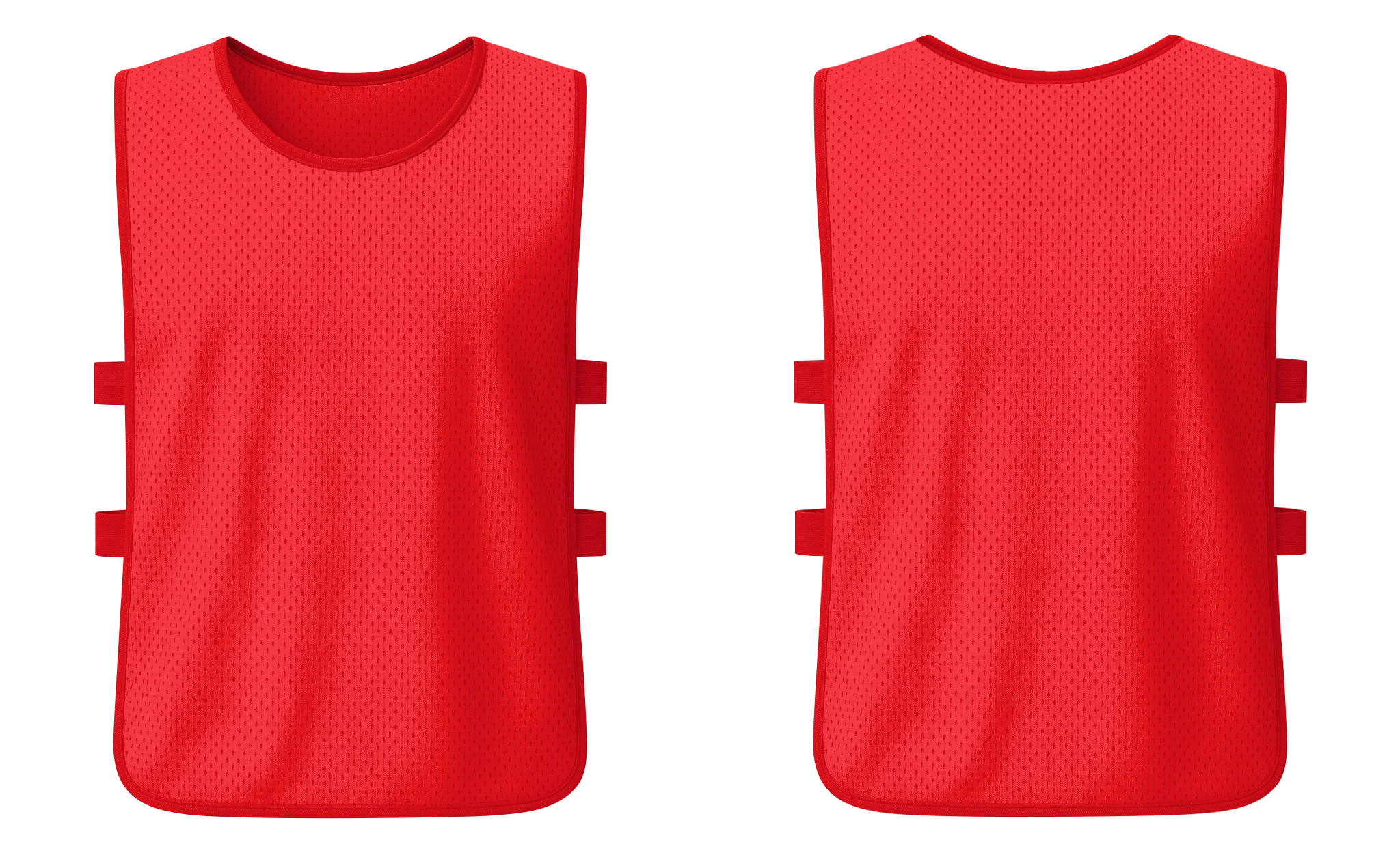 Training vest adult youth unisex red - Training-vests