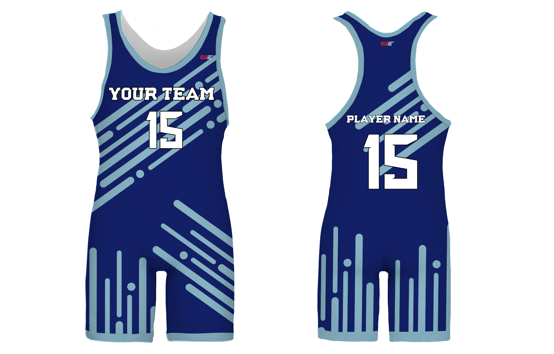 Custom parallel abstract adult youth unisex powerlifting singlets - Powerlifting-singlets
