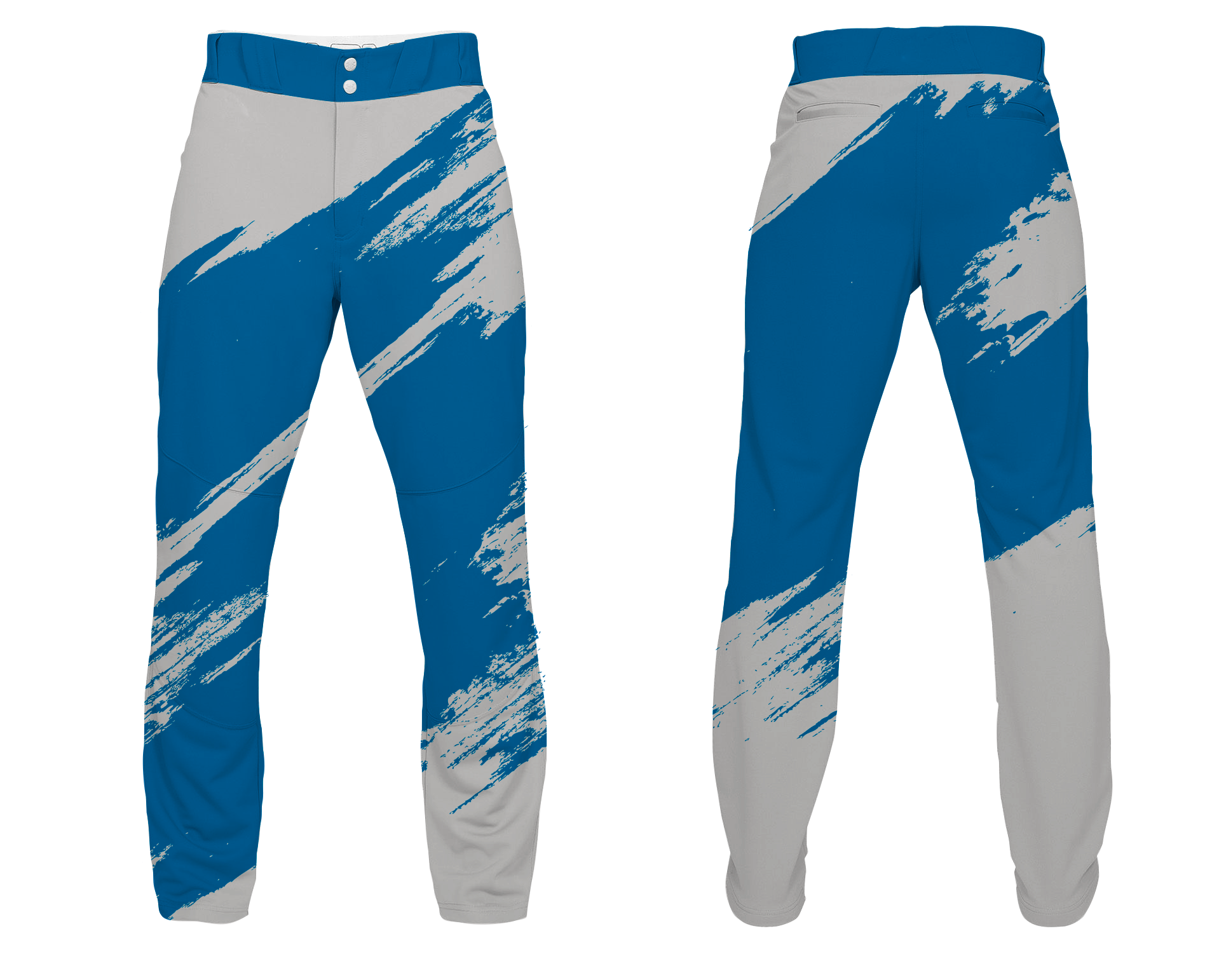 Custom blotch abstract adult youth unisex softball pants - Softball-pants