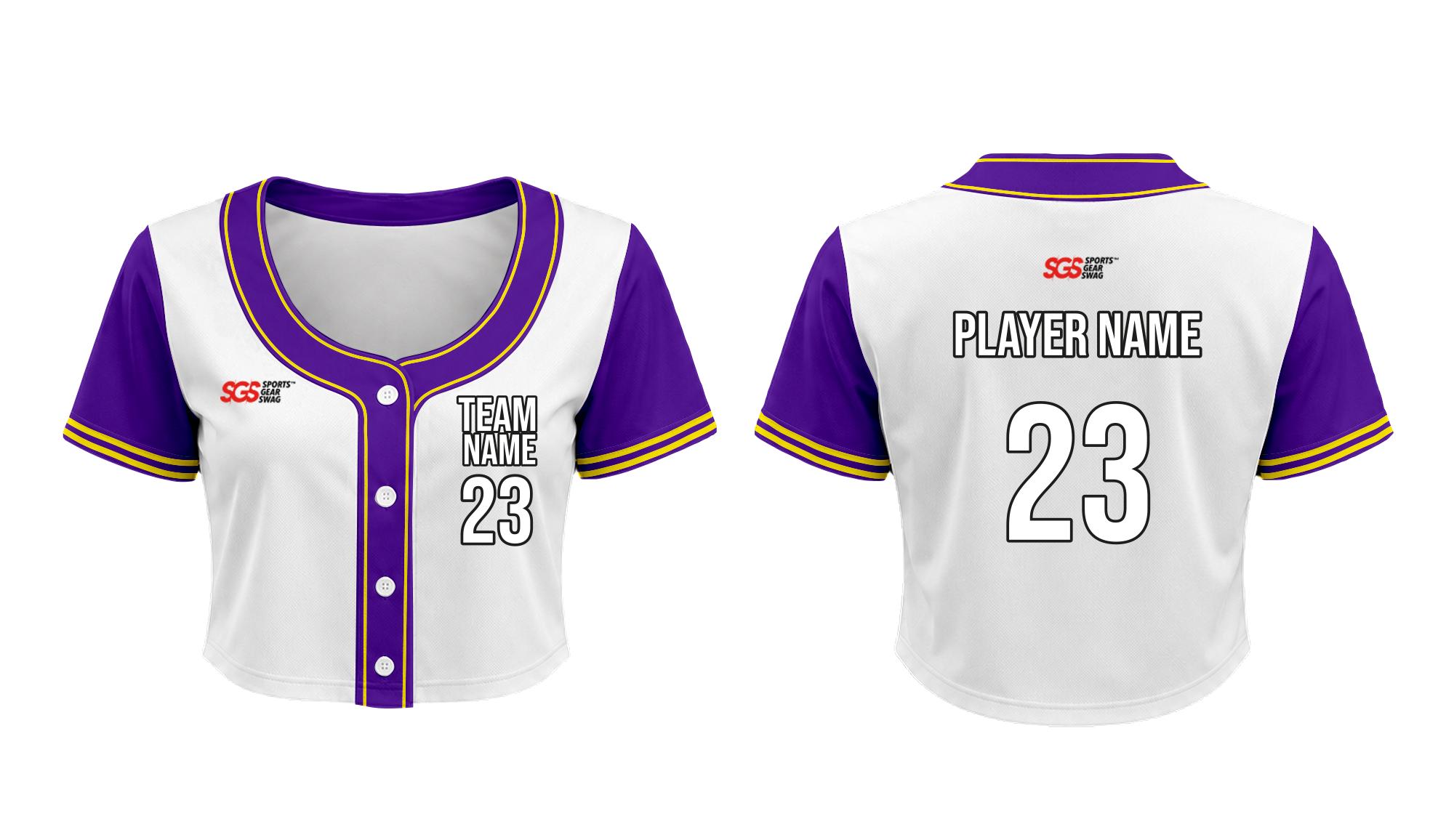 Custom cropped velocity adult youth unisex baseball jersey - Cropped-baseball-jerseys