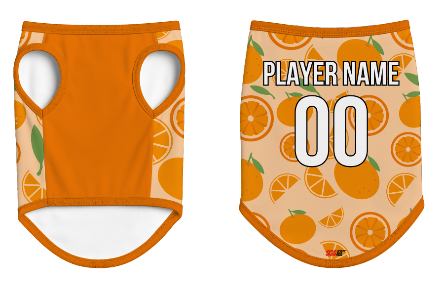 Custom pet shirt orange design - Pets-shirts