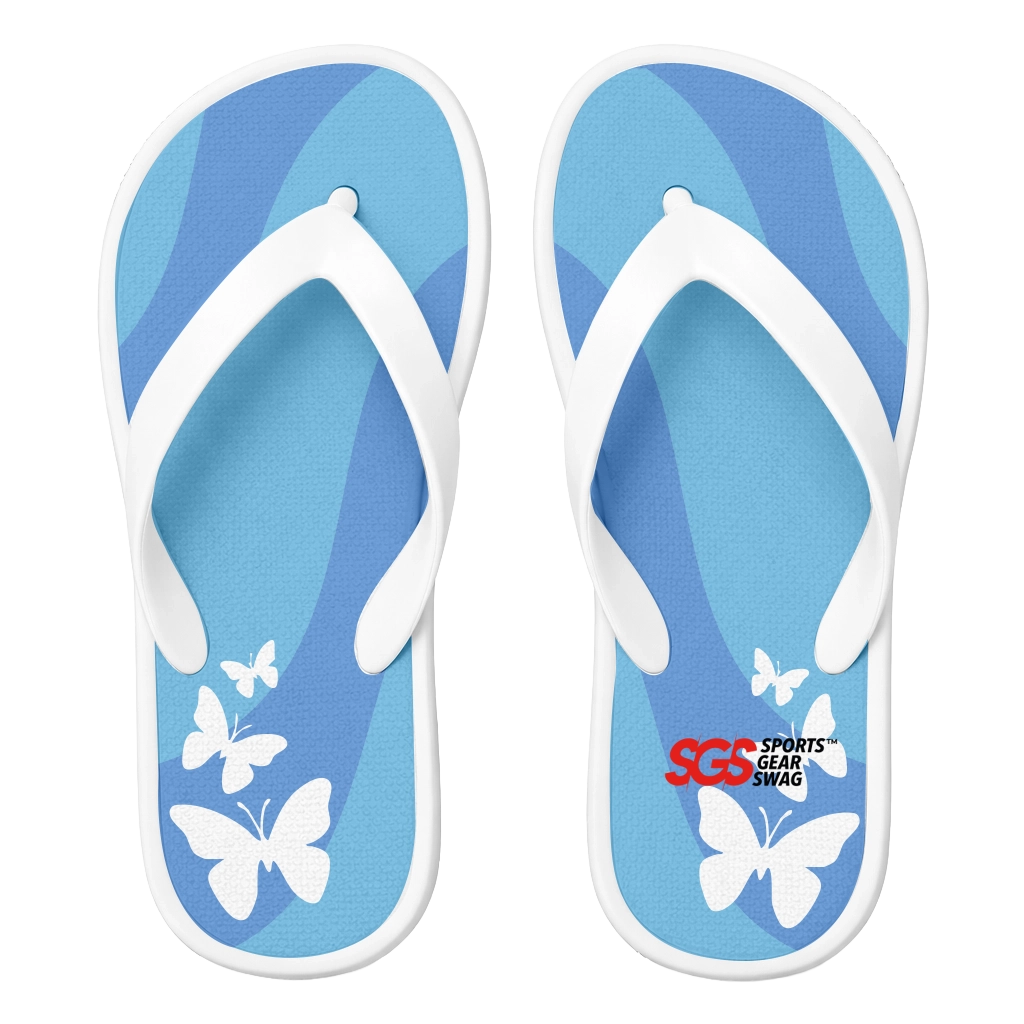 Custom flip flops white comfy - Flip-flops