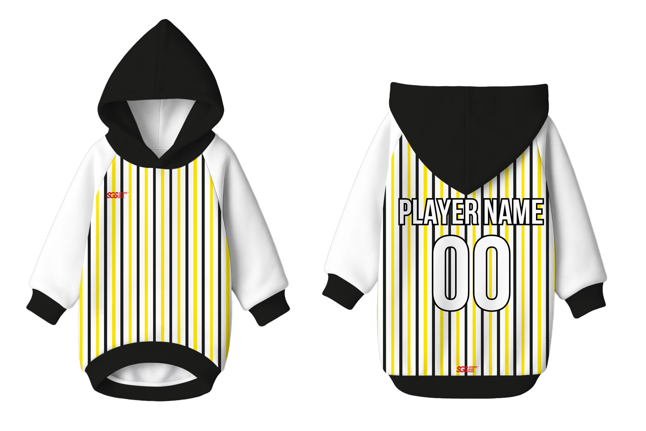 Custom pet hoodie striped style - Pets-hoodie