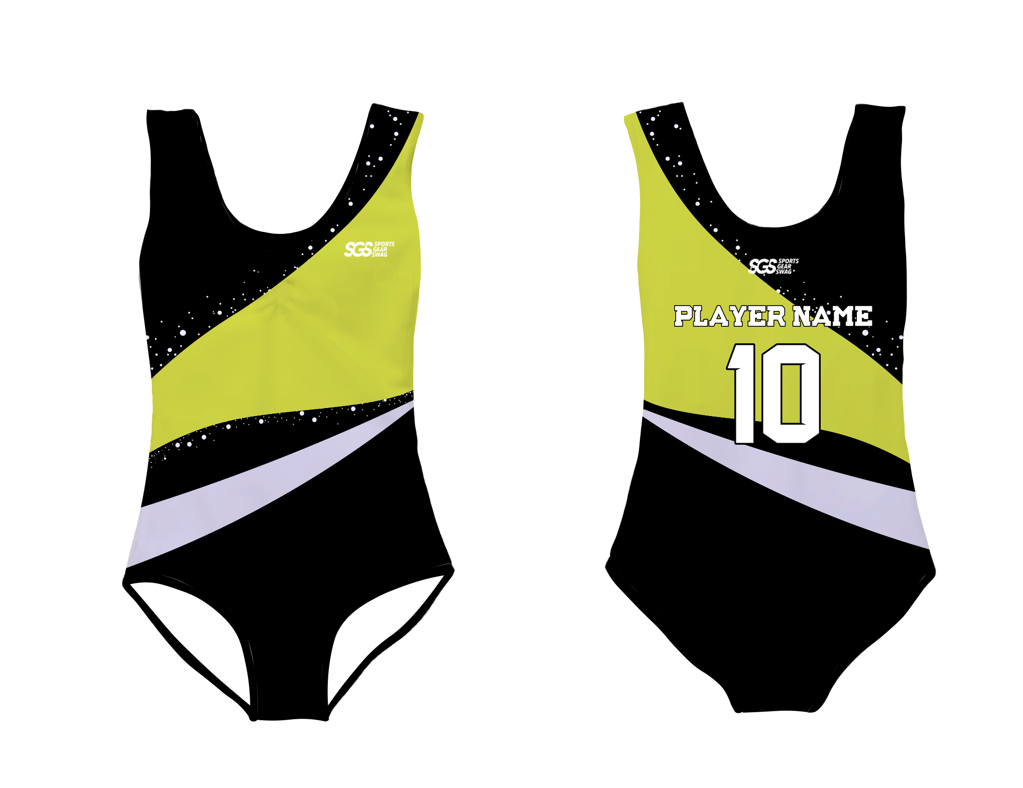 Custom sleeveless gymnastic uniform adult youth neon flow - Gymnastics-uniforms