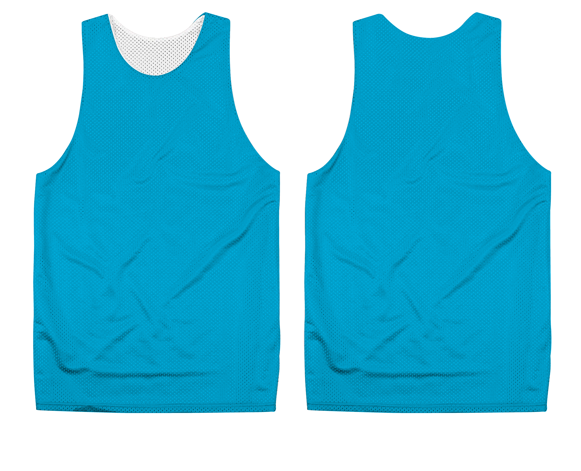 Custom light blue adult youth unisex pinnies - Pinnies