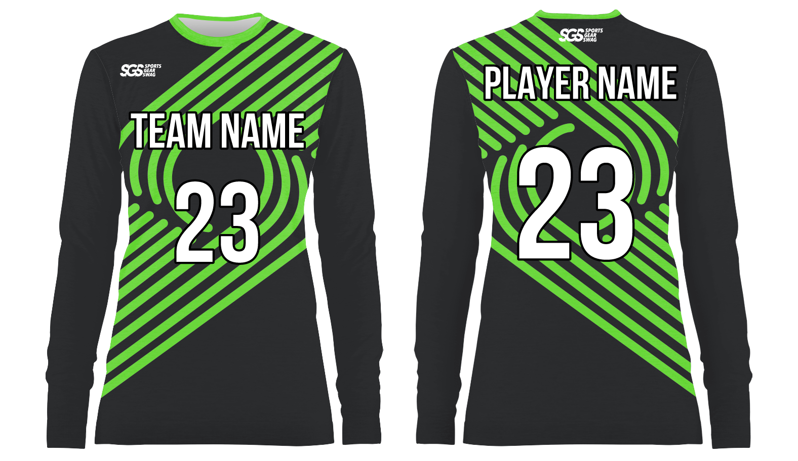 Custom curbs stripes adult youth unisex long sleeves soccer jerseys - Jersey