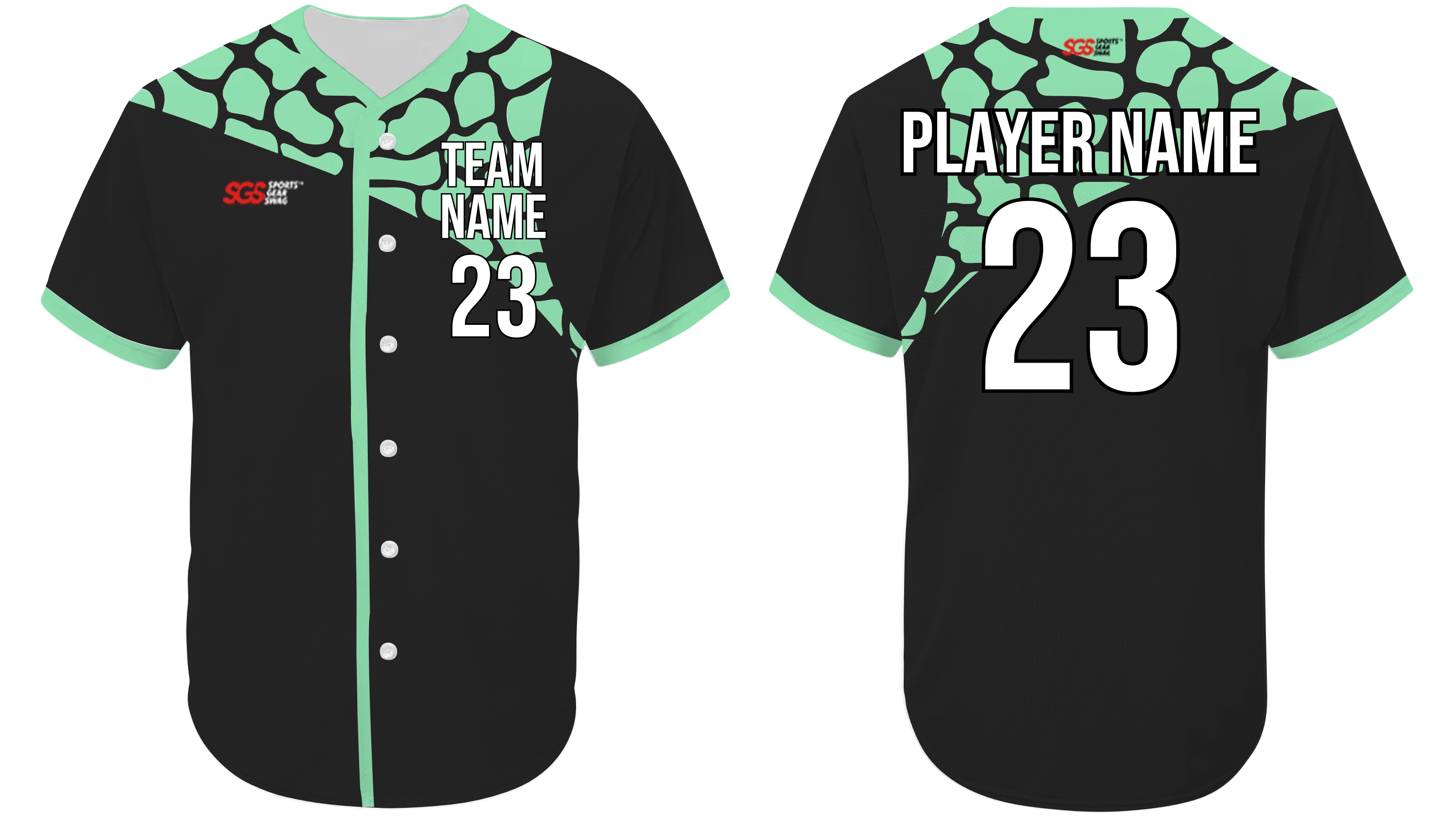 Custom reptile skin animal adult youth unisex baseball jersey - Jersey