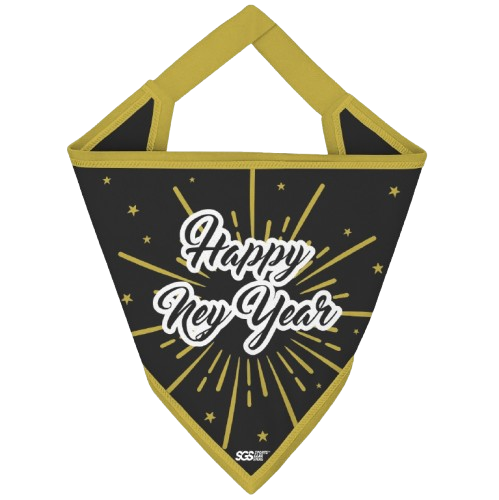 Custom pet holiday bandana midnight spark - Pets-bandana
